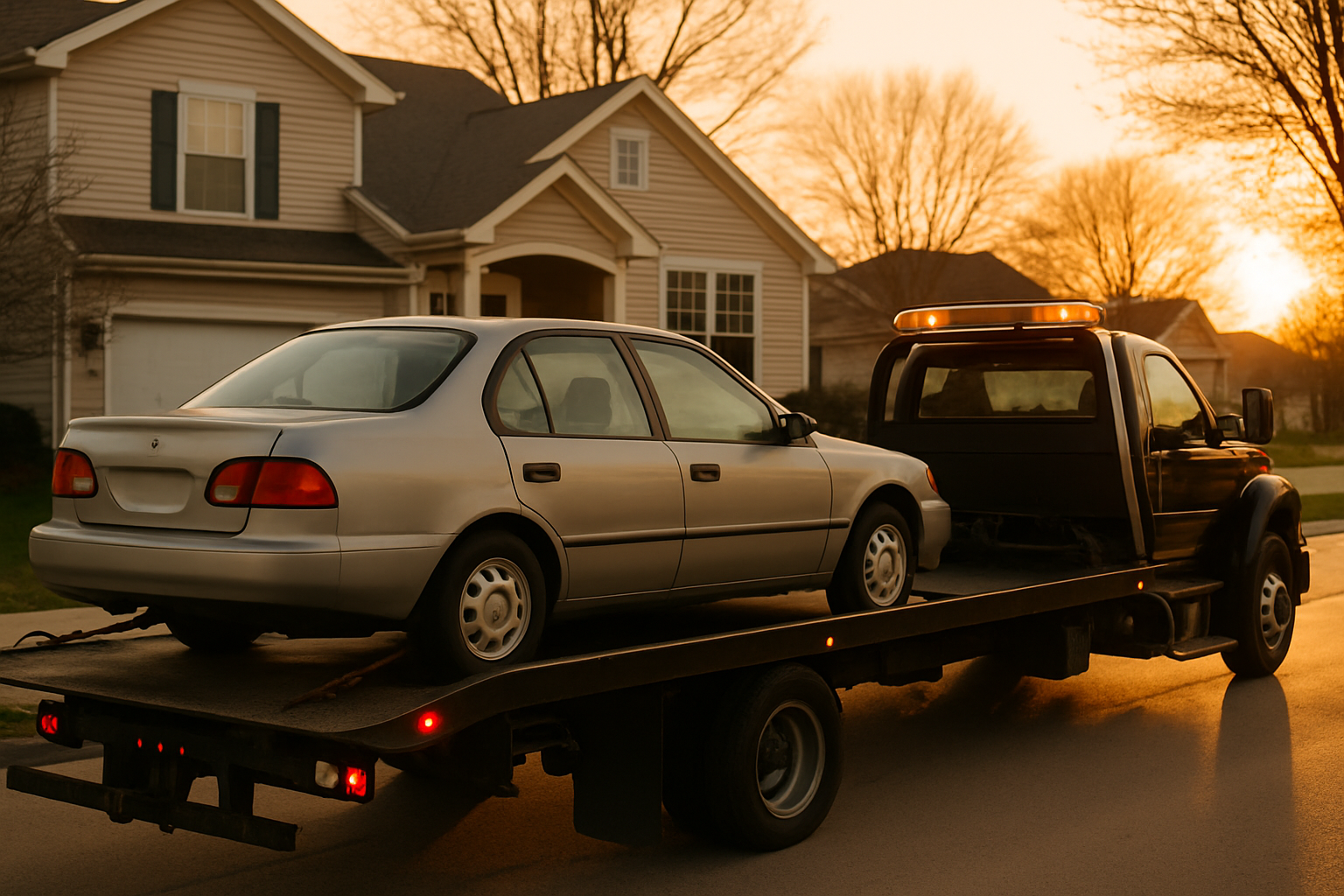 Vehicle donation moment in Aurora